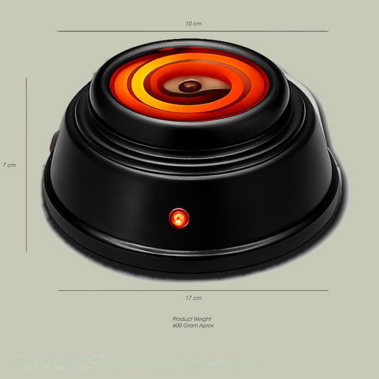 ORBON Electric Coil Cooking Stove 500 Watts Black