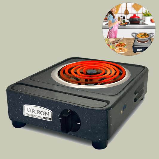 ORBON Electric Coil Cooking Stove 2050 Watts Vitreous