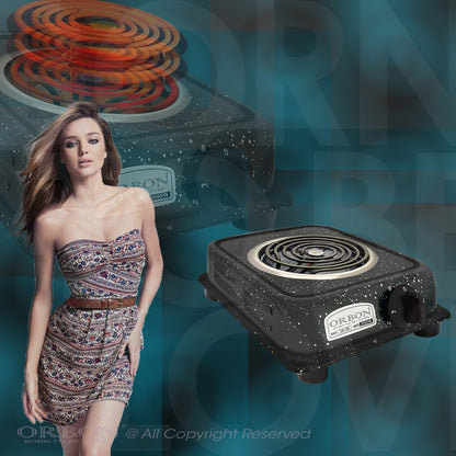 ORBON Electric Coil Cooking Stove 2000 Watts Jhonson Vitreous