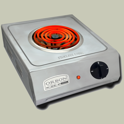 ORBON Electric Coil Cooking Stove 2000 Watts Steel Butterfly