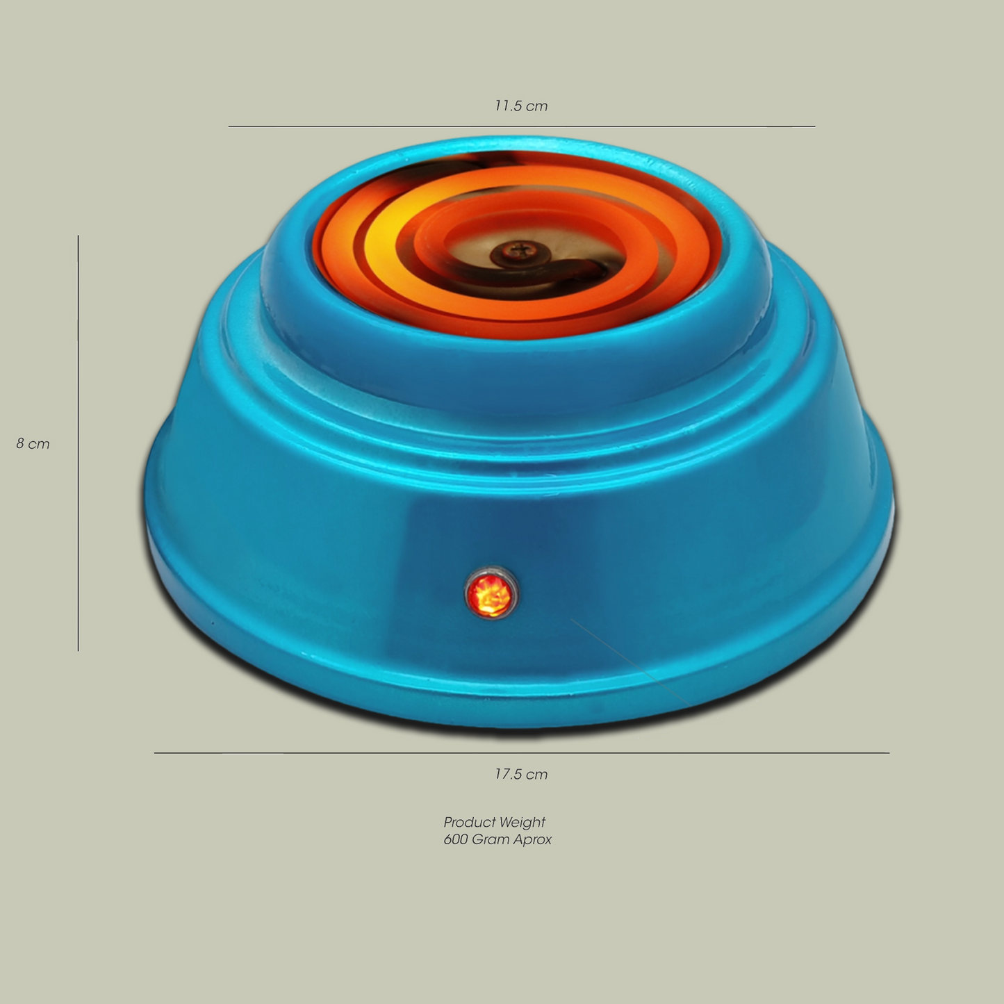 ORBON Electric Coil Cooking Stove 500 Watts Blue