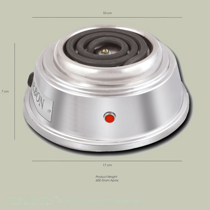 ORBON Electric Coil Cooking Stove 500 Watts Chrome